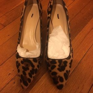 J Crew Collection Dulci calf hair kitten heels